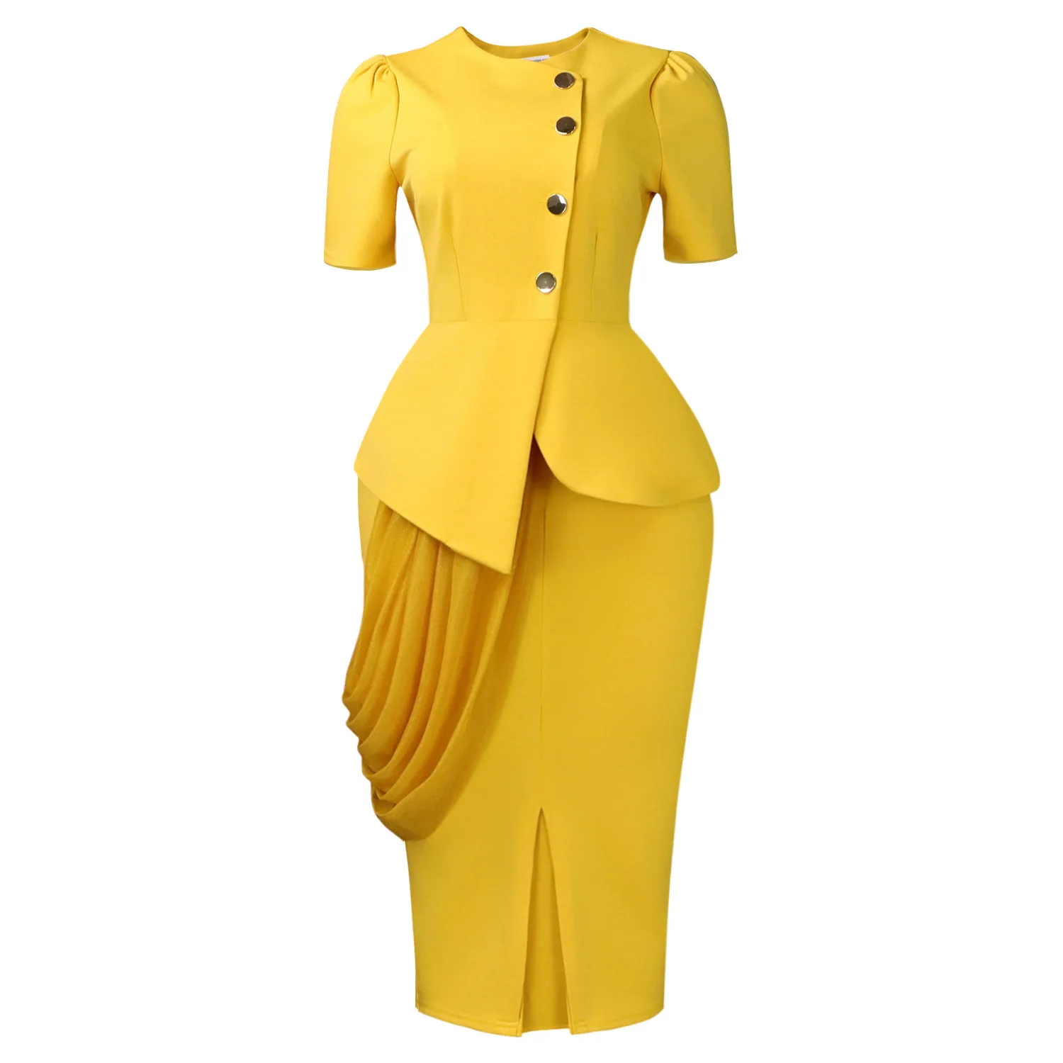 Summer Clothing Wraps - Elegantes Damen-Zweiteiler-Set mit Wickelrock im Afrikanischen