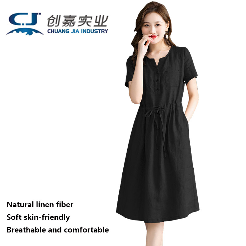 Dunkelgrünes Damenkleid aus re – Summer Clothing Drawing Bewertung und Preis