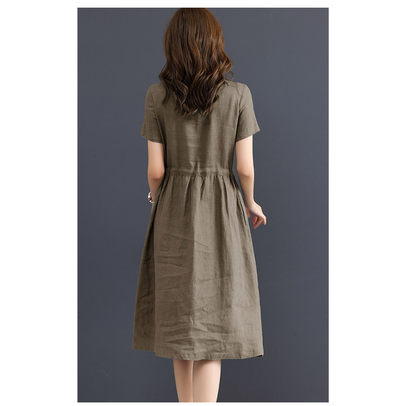 Dunkelgrünes Damenkleid aus re – Summer Clothing Drawing Bewertung und Preis