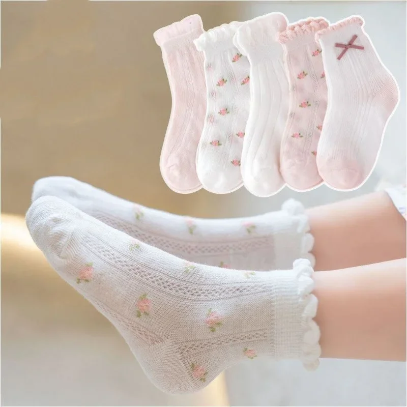 Kindersocken, 5 Paare/Lot, Frü – Summer Clothing Baby Girl Bewertung und Preis